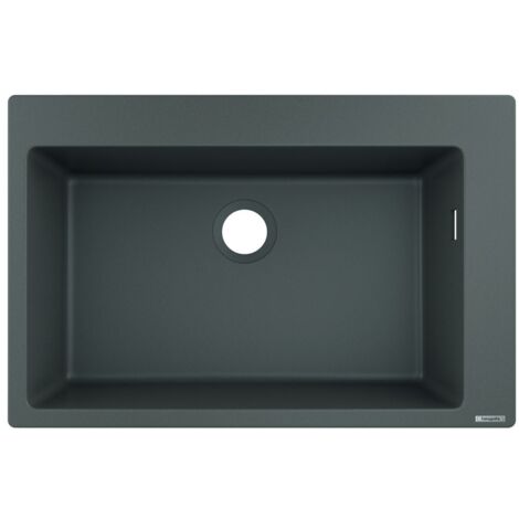 hansgrohe Einbauspüle S51 S510-F660660, Steingrau