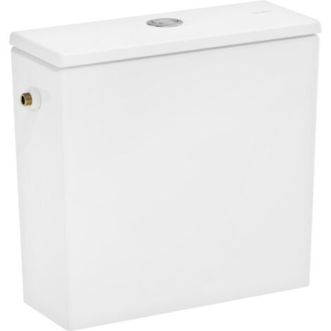 hansgrohe EluPura Original Q Aufsatzspülkasten mit seitlichem Wasseranschluss, Weiß