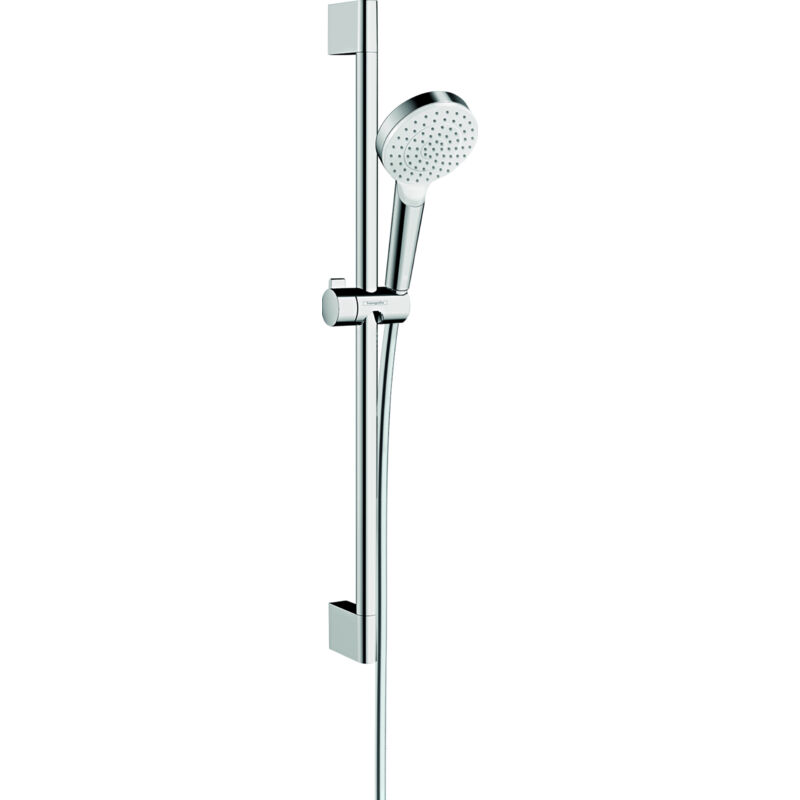 Crometta - Set de douche, 10 cm, blanc/chrome 26533400 - Hansgrohe