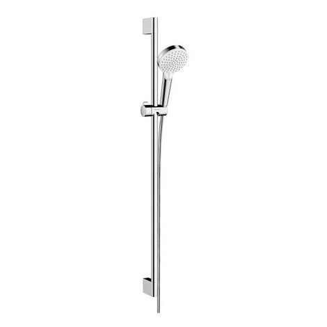 hansgrohe Crometta Vario set de douche 26536400 blanc chromé , avec blanc douche de 90 cm