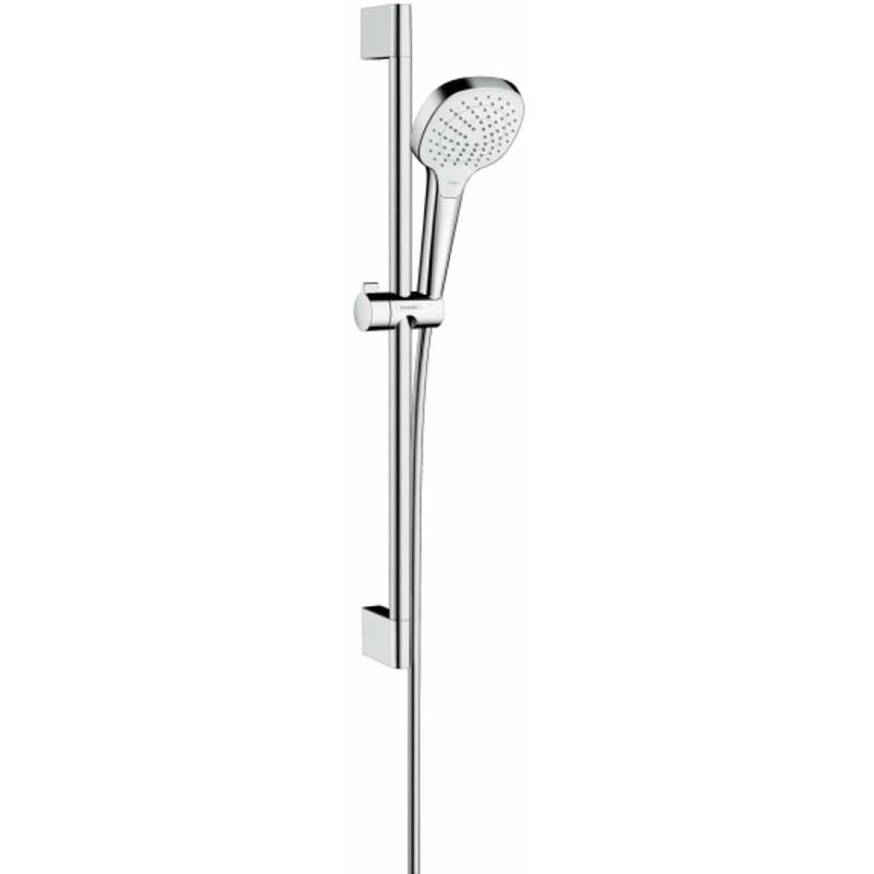 Hansgrohe - Croma Select e - Set de douche Vario, 0,65m, blanc/chrome 26582400