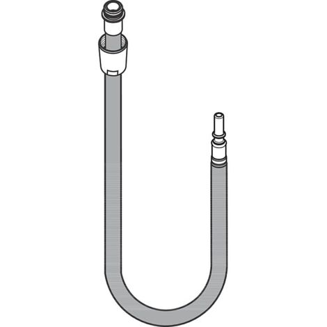 hansgrohe Ersatzschlauch 95506000 für Spültischmischer, länge 1250 mm