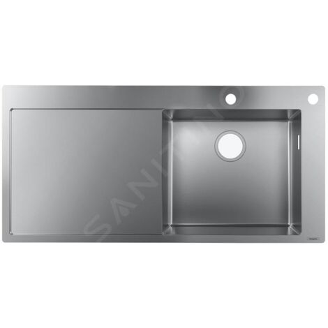 Hansgrohe Éviers - Évier à encastrer S717-F450, inox 43307800