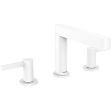 hansgrohe Finoris 3-Loch Waschtischarmatur 110 mit Push-Open