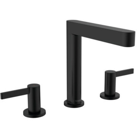 hansgrohe Finoris 3-Loch Waschtischarmatur 160 mit Push-Open