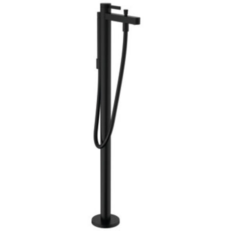 Hansgrohe Finoris - Badewannenarbodenmatur mit Zubehör, schwarz matt 76445670