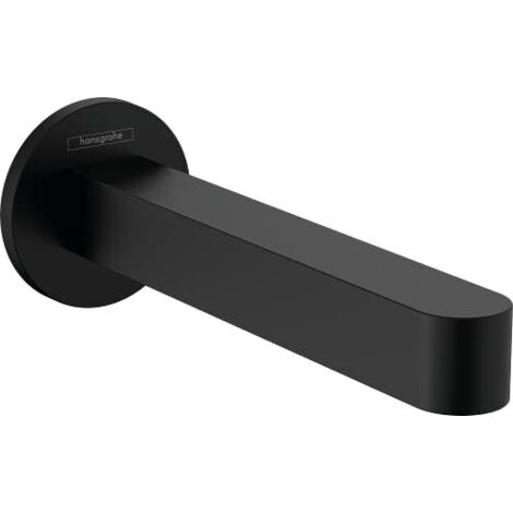 Hansgrohe Finoris - Bocca di erogazione per vasca da bagno, nero opaco 76410670