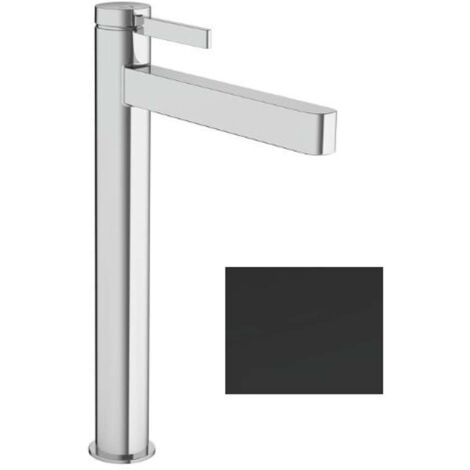 Hansgrohe Finoris - Mitigeur de lavabo avec bonde Push-Open, CoolStart, EcoSmart, noir mat 76072670
