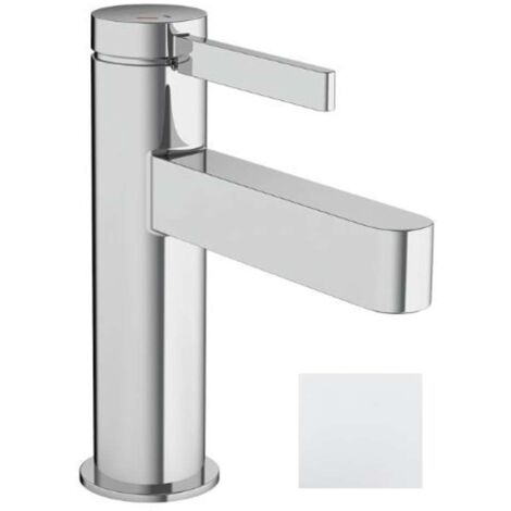 Hansgrohe Finoris - Mitigeur de lavabo avec bonde Push-Open, EcoSmart, CoolStart, blanc mat 76012700