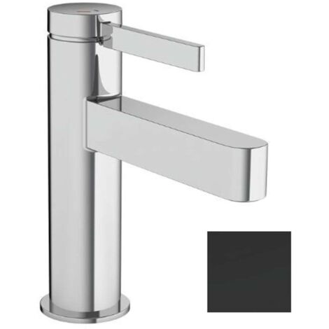 Hansgrohe Finoris - Mitigeur de lavabo avec bonde Push-Open, EcoSmart, CoolStart, noir mat 76012670