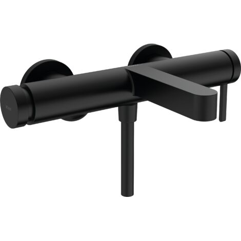 Hansgrohe – Mitigeur bain Finoris 76420670 – Noir mat – Saillie 194mm – Entraxe 150mm ± 12mm – Technologie AirPower pour jet optimisé