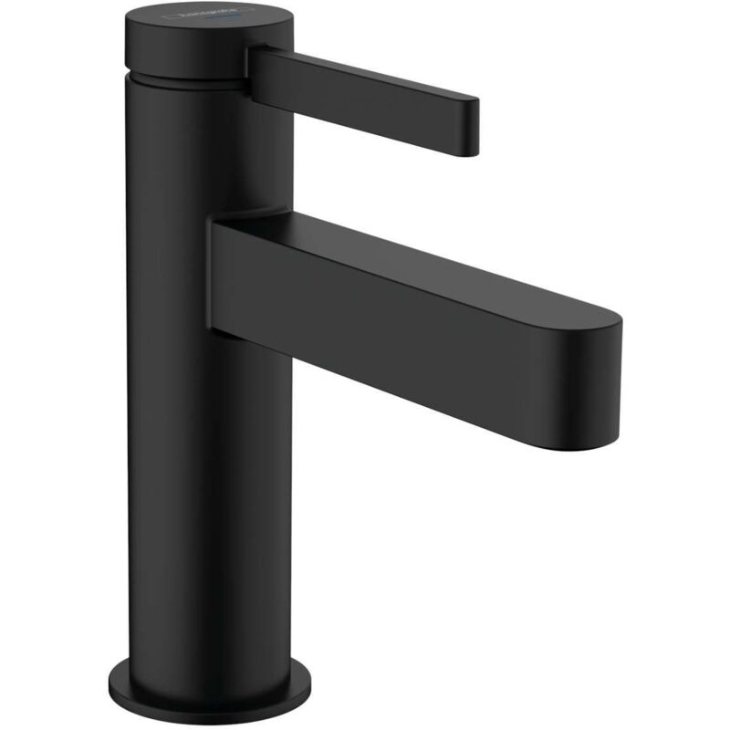 Finoris - Rubinetto Non Miscelatore 100. Ecosmart, Nero Opaco 76013670 - Hansgrohe
