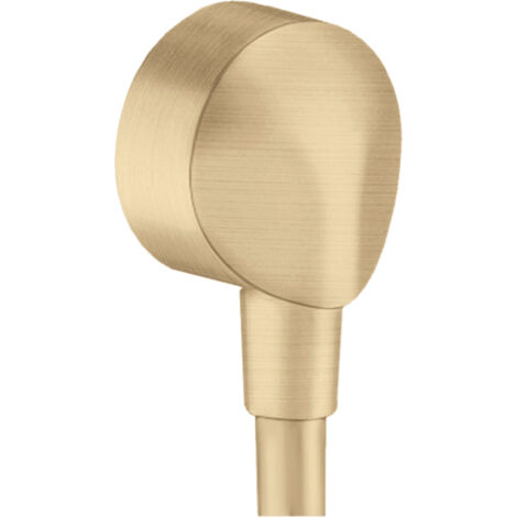 Hansgrohe Fixfit - Attacco per flessibile E senza valvola di non ritorno, bronzo spazzolato 27454140