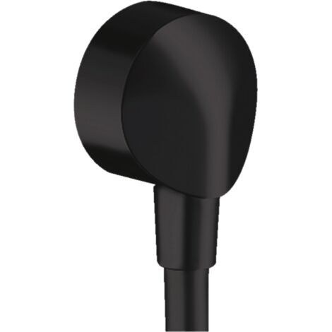 Hansgrohe Fixfit - Conexión de manguera E sin válvula antirretorno, negro mate 27454670
