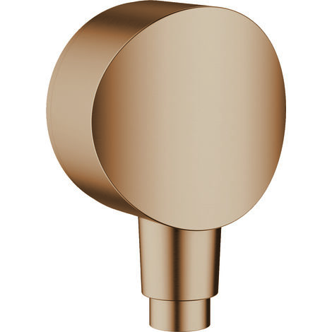 Hansgrohe Fixfit - Duschbogen S mit Rückschlagventil, Bronze gebürstet 26453140