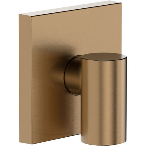 Hansgrohe FixFit Fine E - Soporte de pared, bronce cepillado 28883140