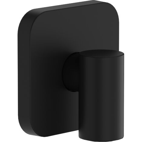 Hansgrohe FixFit Fine Q - Codo de pared, negro mate 28884670