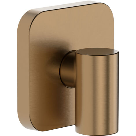 Hansgrohe FixFit Fine Q - Presa d'acqua a muro, bronzo spazzolato 28884140