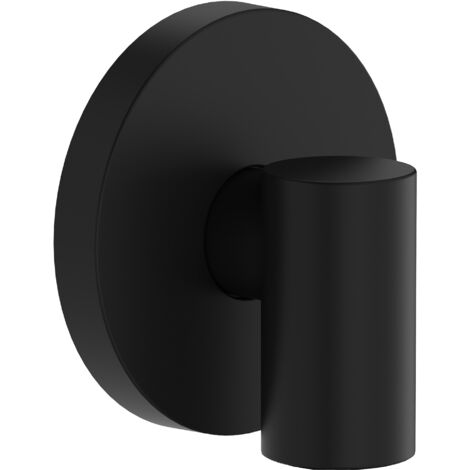 Hansgrohe FixFit Fine S - Codo de pared, negro mate 28882670
