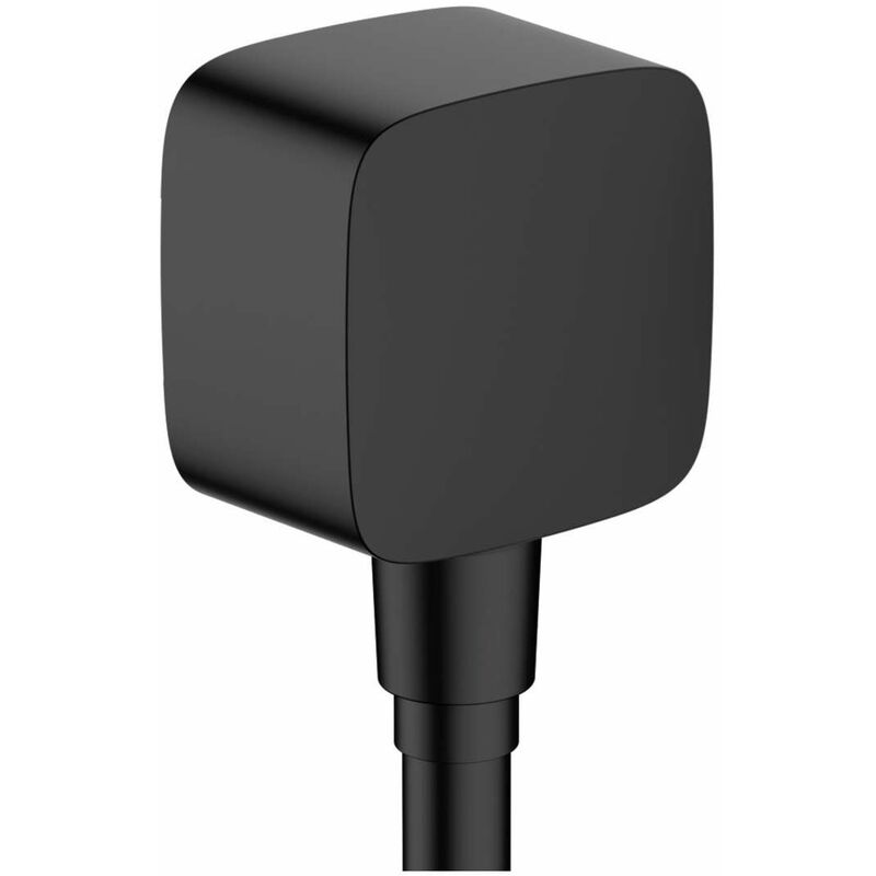 Hansgrohe - coude de raccordement avec clapet anti-retour, noir mat 26457670