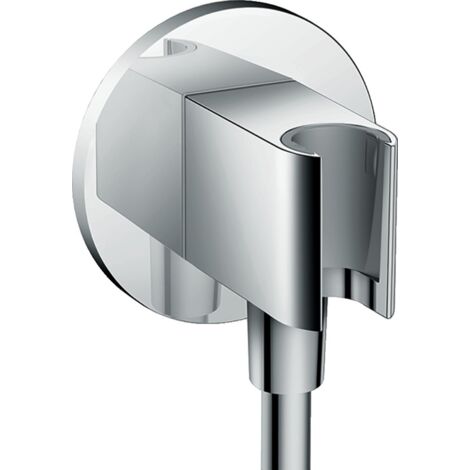 Hansgrohe FIXFIT uscita a muro S con supporto doccia, finitura cromo 26487000