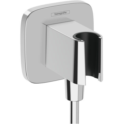 Hansgrohe Fixfit - Wandanschlussbogen mit Brausehalter, verchromt 26887000