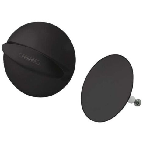 Hansgrohe Flexaplus - Fertigset Ablauf- und Überlaufgarnitur, schwarzmatt 58185670