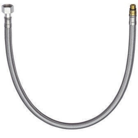 Hansgrohe – Flexible de douche 600 mm – M10 x G 3/8 – Raccordement EPDM – Tuyau pour installations sanitaires - DS-DN008R-M10x1L-3-8Z600-EPDM