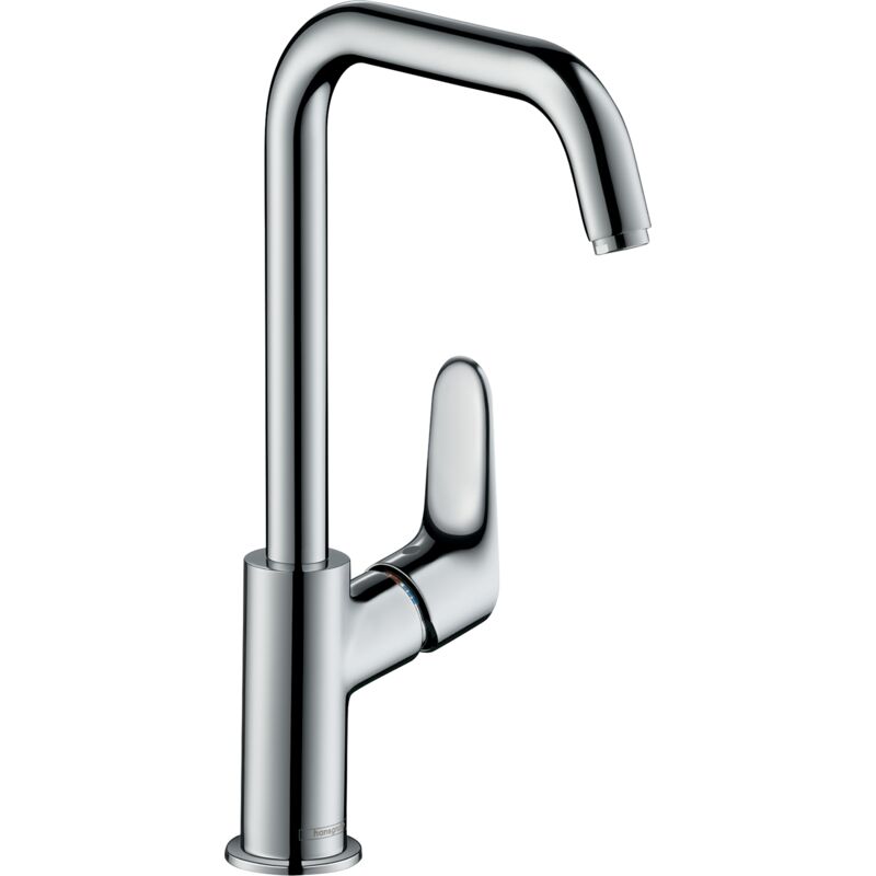 HANSGROHE Mitigeur lavabo Focus 240 bec haut, avec tirette et vidage chromé