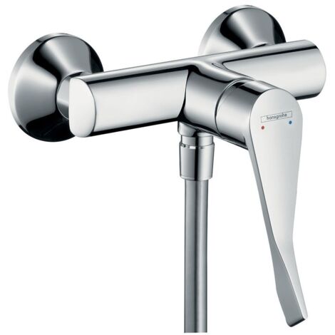 hansgrohe Focus Brausemischer, Aufputz, extra langer Griff 121mm,