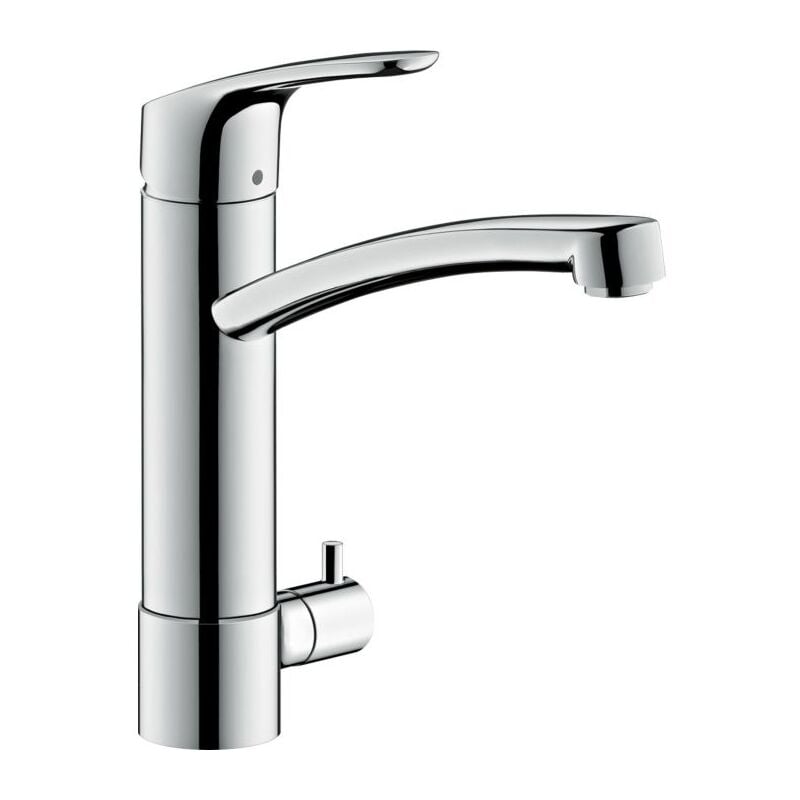Hansgrohe - Focus M41 mitigeur de cuisine 200 2000 jet 31803000 200, avec robinet d&39arrêt, pivotante , chromé