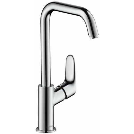 Hansgrohe Focus E2 - Miscelatore monocomando 240 per lavabo, con braccio di erogazione girevole, cromato 31519000