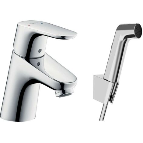 Hansgrohe Focus E2 - Set Einhebelmischer 70 mit Bidetbrause und Brauseschlauch, Chrom 31926000