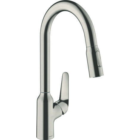 hansgrohe Focus M42 Einhebel-Küchenmischer 220, Ausziehbrause,