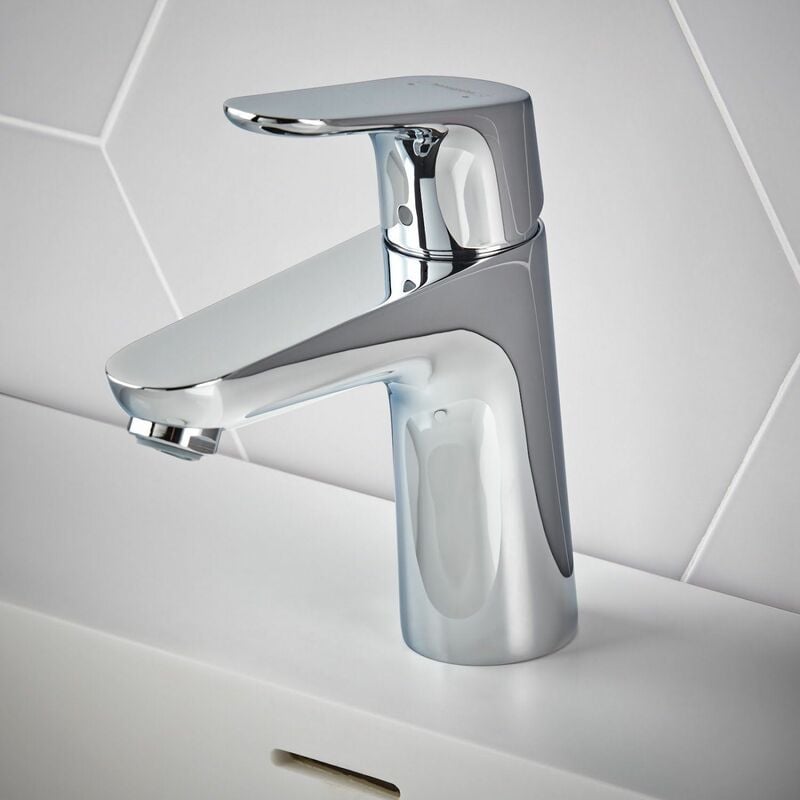 Focus Bathroom Basin Mixer Tap Single Lever 1TH Eco Chrome HG31517000 - Silver - Hansgrohe