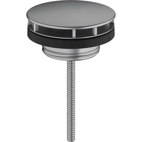 Hansgrohe Garnitures de vidage - Bonde non refermable, chrome noir brossé 50001340