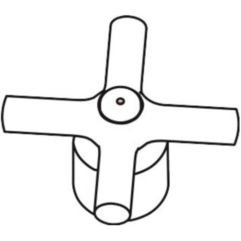 hansgrohe Griff Axor Terrano 2-Griff Waschtischarmatur warm/kalt chrom