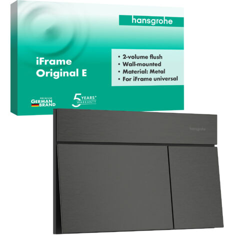 hansgrohe iFrame élément E Plaques de déclenchement pour chasse