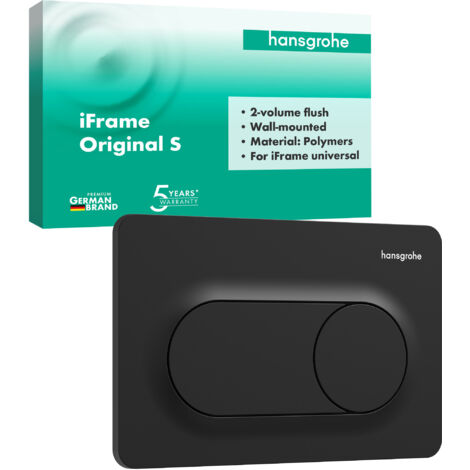 hansgrohe iFrame Original S plaques de déclenchement pour chasse