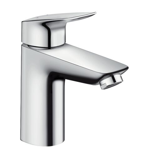 hansgrohe Logis 100 robinetterie de lavabo 71101000 chromé , hauteur 187 mm, sans garniture de vidange