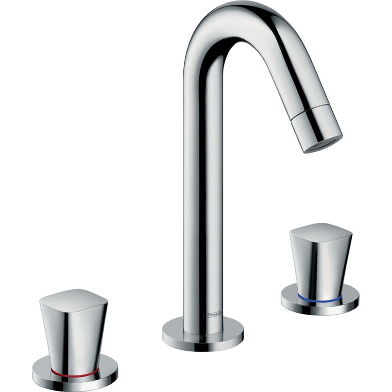 Hansgrohe - Logis, robinetterie de lavabo 3 trous, ComfortZone150,