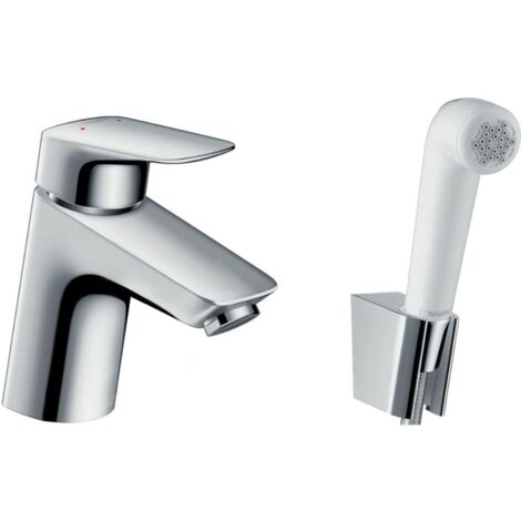 Hansgrohe Logis - Mitigeur de lavabo avec douchette de bidet, chrome 71290000