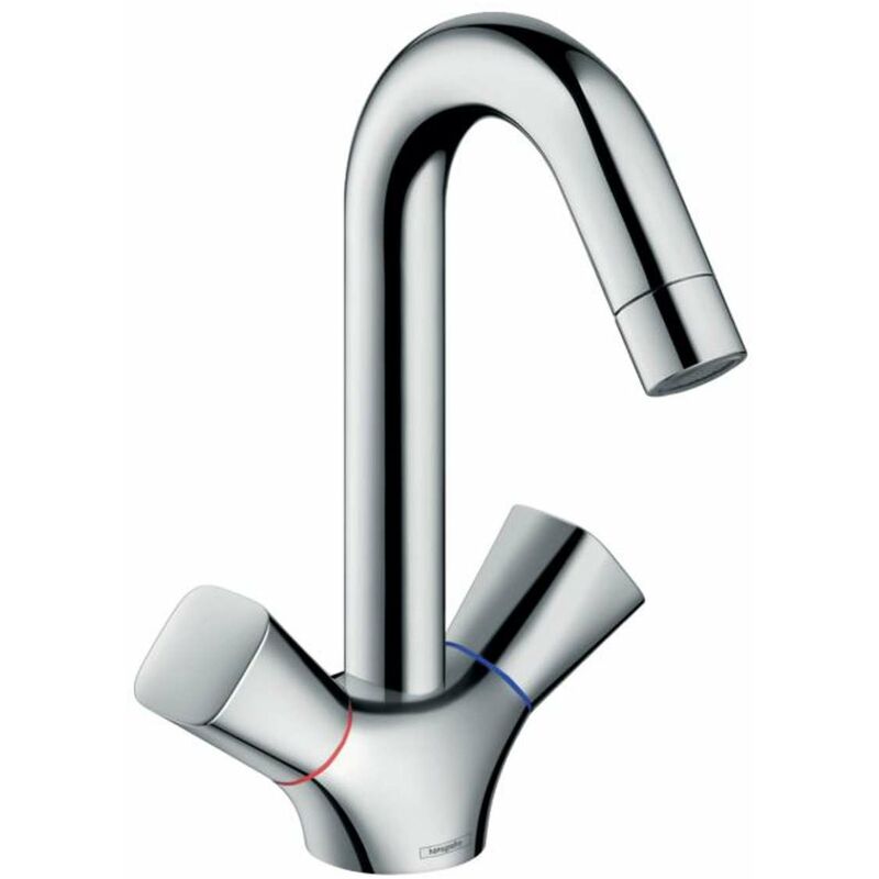 Logis - Mitigeur de lavabo avec garniture de vidage, chrome 71222000 - Hansgrohe