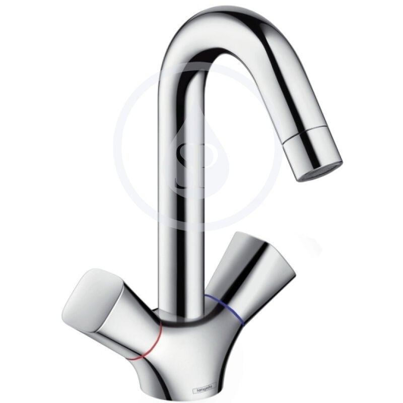 Hansgrohe - Logis Mitigeur de lavabo avec garniture de vidage, Chrome (71222000)