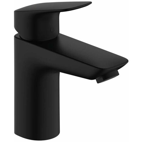Hansgrohe Logis - Mitigeur de lavabo avec vidage Push-Open, EcoSmart, noir mat 71107670
