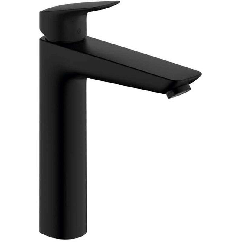 Hansgrohe - Logis - Mitigeur de lavabo, EcoSmart, noir mat 71091670