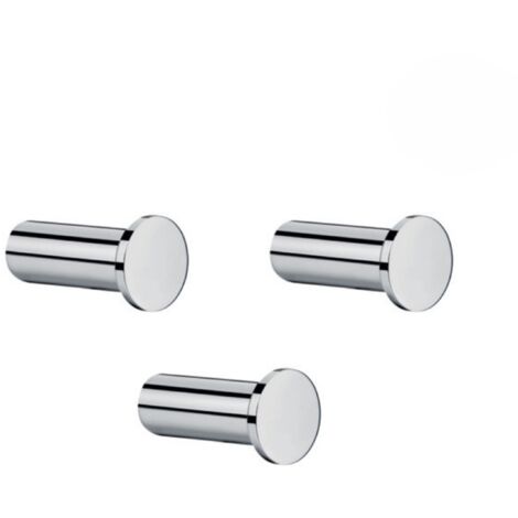 Hansgrohe Logis Universal Juego de tres ganchos para toallas, cromado (41711000-TRIOLOGIS)