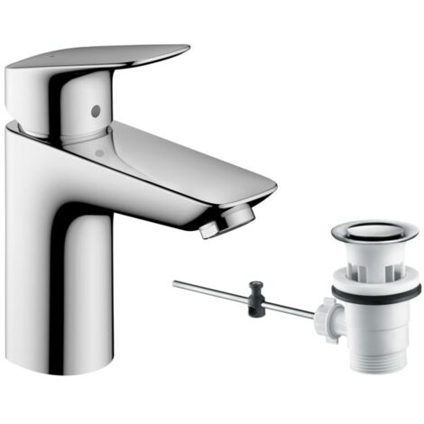 Hansgrohe Logis - Waschtisch Einhebelmischer 100 mit Ablaufgarnitur, verchromt 71100000