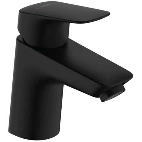 Hansgrohe Logis - Waschtischarmatur mit Ablaufgarnitur, EcoSmart, schwarz matt 71170670