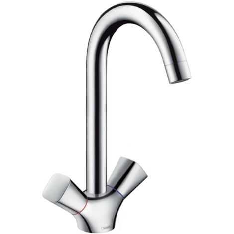 Hansgrohe Logis - Zweigriffmischer für Spültisch, verchromt 71280000